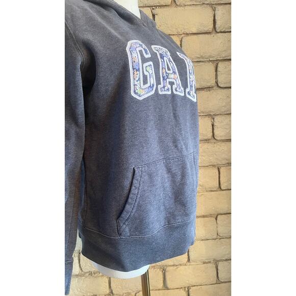 GAP Gray Hoodie Sweatshirt Women's Size Small - Picture 6 of 8